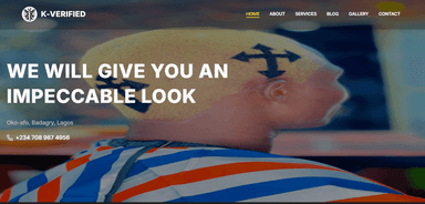 Barber website